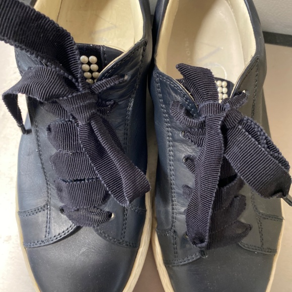 Attilio Giusti Leombruni Pearl Embellished Platform Sneakers - Picture 5 of 5